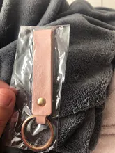 LLavero de cuero PU con correa de cuero, llavero informal con cordón para la cintura, para coche, regalo de joyería