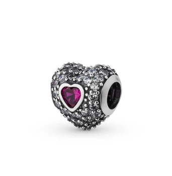 

Silver Pendant-charm with cubic zirconia sunlight sample 925