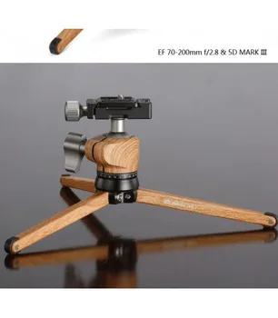 

LEOFOTO MT-01 + LH25 MINI tripod + ROLA/aluminium unfinished wood