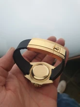 Correa de silicona de extremo curvado para reloj, 20mm, negro, verde, azul y naranja, para correa de papel, RX, Daytona, Submariner, GMT explorer 2, pulsera