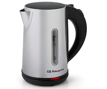 

ORBEGOZO KT 6022 HEATED LIQUID 1100W STAINLESS STEEL WITH 0.8L CAPACITY