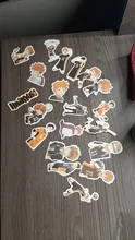 Fridge Stickers Guitar Laptop Anime Haikyuu Motorcycle Waterproof Luggage Travel 20/50pcs/pack