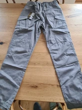 Pantalones tácticos con múltiples bolsillos para hombre, pantalón táctico, elástico, militar, urbano, para ir al trabajo, 5XL