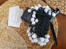 Lighting-Strings Lamp-Chain Christmas Led Outdoor Garden Waterproof Solar Multicolor/warm