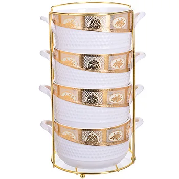 

Set of supnitz 4PR on a stand 470 ml. Loraine 29148