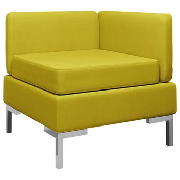 

Corner sofa modular with yellow sofa cushion fabric