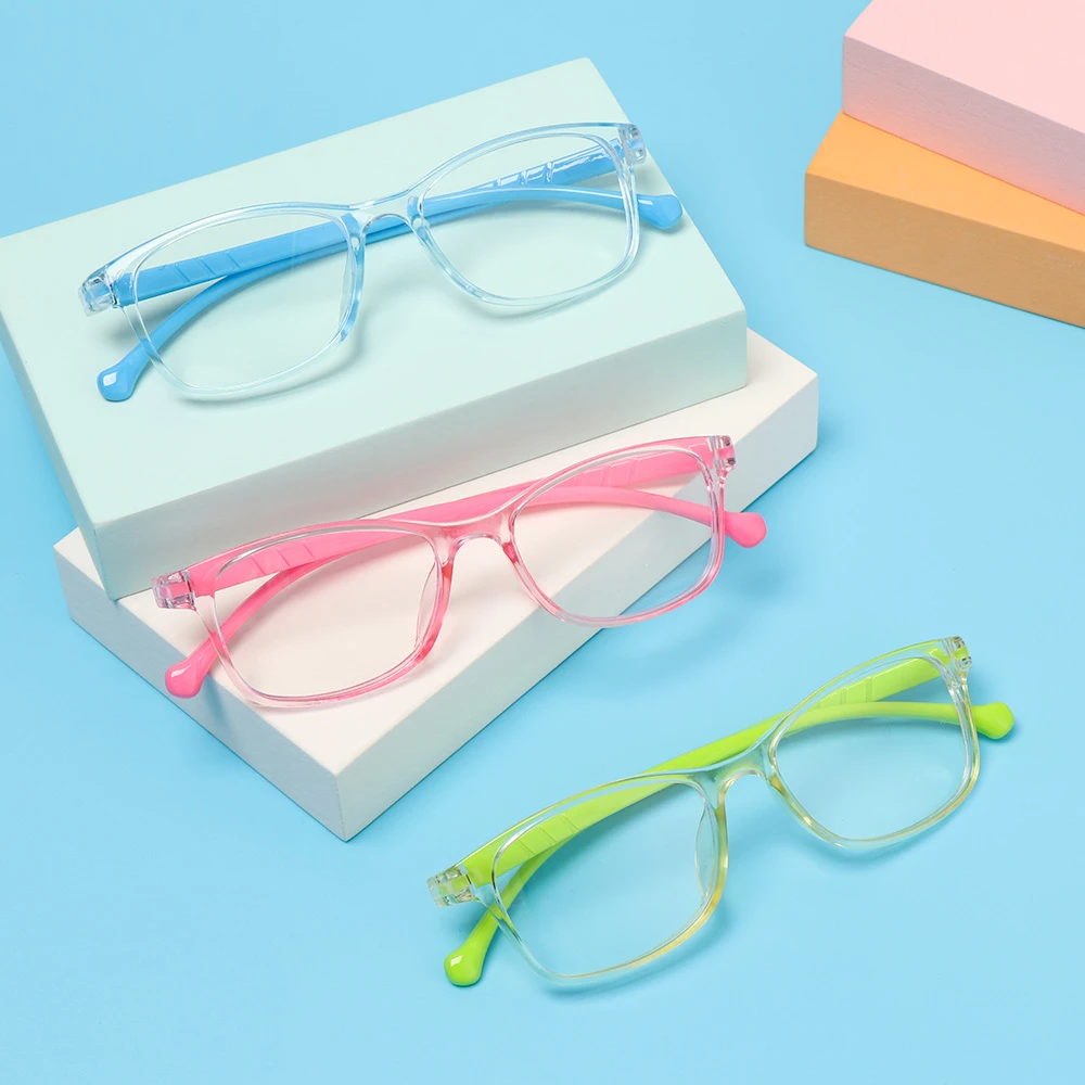 Anti-blue Light Kids Glasses Optical Frame Children Boy Girls Computer Transparent Blocking Anti Reflective Eyeglasses blue light blocking reading glasses