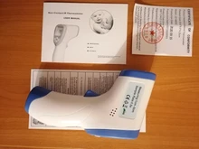 Oxímetro de pulso Digital para dedo, medidor de saturación de oxígeno en sangre, Monitor de ritmo cardíaco SPO2 PR + termómetro infrarrojo