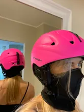 ¡Llega en 18-29 días! Casco de esquí de Snowboard moldeado integralmente, ultraligero, transpirable, para hombre y mujer, calidad CE