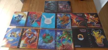 Álbum con soporte para tarjetas Pokemon, carpeta de colecciones, lista de juguetes de carga superior, 240 Uds.