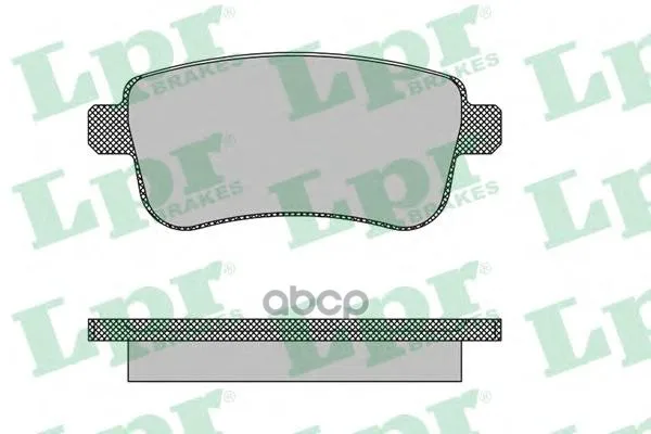 Колодки Тормозные Renault Megane Iii 08-/Scenic Iii 09- Зад. С Элек.Стоян.Торм. Lpr 05p1484 Lpr арт. 05P1484