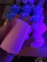 Rizos de esponja pequeños/grandes, rizos de espuma rizados, profesionales, de estilo, rulo de esponja suave, rodillos de espuma para el cabello húmedo