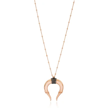 

MINT Jewelry Horn Charm Design Turkish Handmade 925 Sterling Silver Necklace