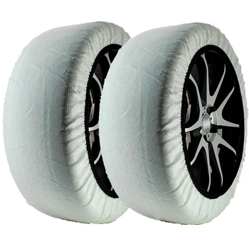 

Isse Super snow chains car textile cover reinforced snow 2 units made in Spain TÜV Ö-NORM approved 5121