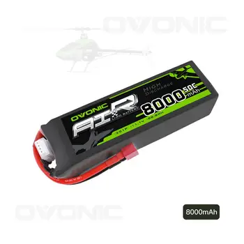 

OVONIC Lipo 3S 8000mAh 11.1V 50C Lipo Battery With Deans/T Plug For RC Car Airplane RC Helicopter