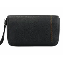 Fabyla сумка-планшет мужская натуральная кожа S 106 BR-BL черного цвета