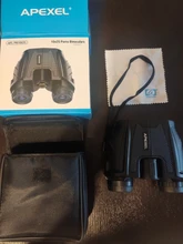 APEXEL-prismáticos profesionales 10X25 con prisma BAK4, binoculares de Zoom de alta potencia, telescopio de caza portátil para viajes deportivos