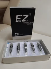 EZ-cartucho de Agujas para tatuaje Revolution, delineador redondo #10 (aguja de 0,30mm) RC1003RL RC1005RLRC1007RL RC1009RL RC1014RL 20 unids/lote