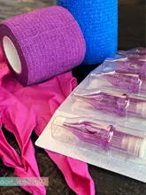 Agujas desechables para Cartucho de tatuaje, 3RL/5RL/7RL/9RL/5M1/7M1/9M1/5RS/7RS/9RS, 10 Uds.