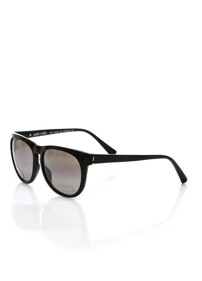 

Unisex sunglasses a 1310 0101 bone black organic rectangle rectangular 58-15-140 alain mikli