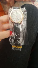 Reloj de pulsera de cuarzo analógico con correa de cuero para Mujer, de diseño Retro, de lujo, Zegarek Damski