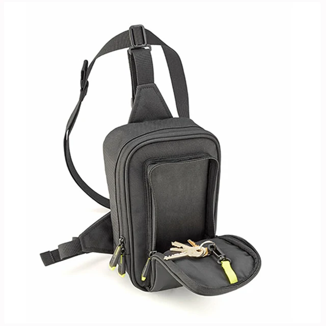 Givi Ea140B Sac de jambe de motard XL Noir Sac de taille de moto