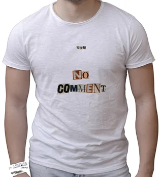 

T-shirt Uomo cotone fiammato Scollo ampio - NITRO NO COMMENT MODELLO 2 MADE IN ITALY