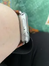 Funda transparente para Apple Watch Serie 6 SE 38MM 44MM 360 completamente transparentes Pantalla de TPU blando Protector para Iwatch cubierta 5 4 3 40MM 42MM