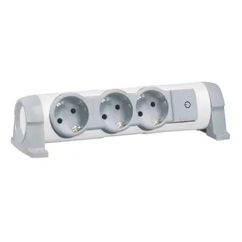 

Extension cord 3 m without cable with ground. "Comfort" leg 694624