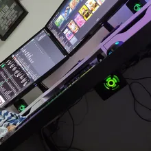 Altavoces de combinación para ordenador barra de sonido envolvente para PC y TV 2021 LED AUX USB con cable inalámbrico Bluetooth sistema de Audio para cine en casa altavoces bluetooth parlante altavoz home theater