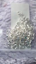 Protectores de alambre de 100x4mm, accesorios de forma de U, cierres, conector para fabricación de joyas, 4,5 unids/lote
