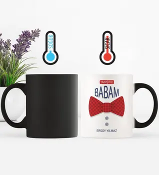 

Father's Day Custom Handsome Dad Magic Mug Cup-2