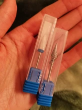 1 Uds cerámica de carburo de tungsteno de broca para rebaba Bits cono de fresado para manicura máquina de taladro eléctrico poco Máquina Herramienta de uñas