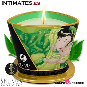 

Zenitude Massage Candle · Exotic Green Tea · Shunga