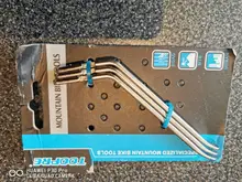 Palanca de palanca de neumático de ciclismo, herramientas de reparación de acero inoxidable JC, palanca de Metal tipo bicicleta de montaña, 3 uds.