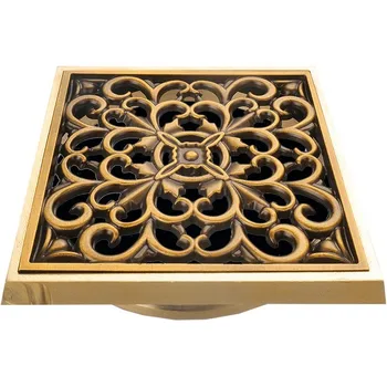 

Shower drain bronze de luxe patterns 21962 10X10