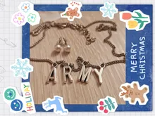 Pop Coreano de moda aleación Simple cartas ejército clavícula collar de cadena para las mujeres Vintage de Metal colgante de joyería al por mayor