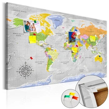 

Pictures of Cork-World Map: Wind Rose [Cork Map] - 90x60 cm