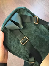 Mini mochila de pana para mujer, bolso de lona ecológico Simple, bolsas de viaje pequeñas e informales, mochila para chicas adolescentes