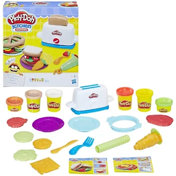 

Hasbro Play-Doh- Plastilina juego de mesa multicolor de manualidad con accesorios La Tostadora