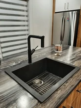 Mixer Tap Deck-Mounted Stream-Sprayer Kitchen Faucet Rotation Chrome Cold Hot 8831 360-Degree