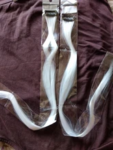 Lupu-extensiones de cabello sintético para mujer, extensiones largas y rectas de color arcoíris, resistentes al calor