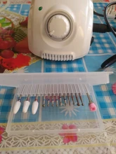 Caja de almacenamiento con ranuras de plástico para limas de uñas, accesorios de manicura con soporte transparente acrílico, 20 unidades