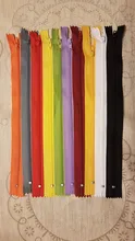 Cremallera de nailon mixta, Craftsman y FGDQRS, 10 Uds. (4/6/7/8/10/12/14/16/20/22/24 pulgadas)