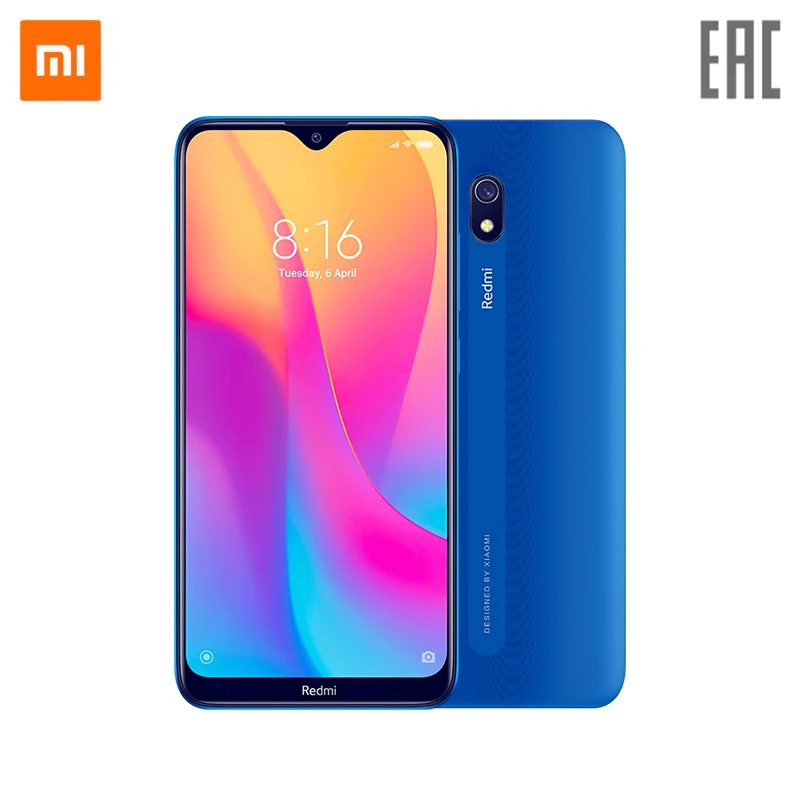 Смартфон Redmi 8A RU 32 ГБ, 6990 руб. по промокоду:8A2000 [официальная гарантия, быстрая ]