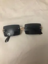 Sunglasses Eyewear Rimless Rectangle Mountaineering Fashion Women UV400 for Shades Traveling-Style