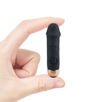 Mini Vibrator Realistic Dildo Bullet Penis Shape Vibrat 10 Vibration Dick Masturbator Clitoris Girls18+ Penises For Girls 1