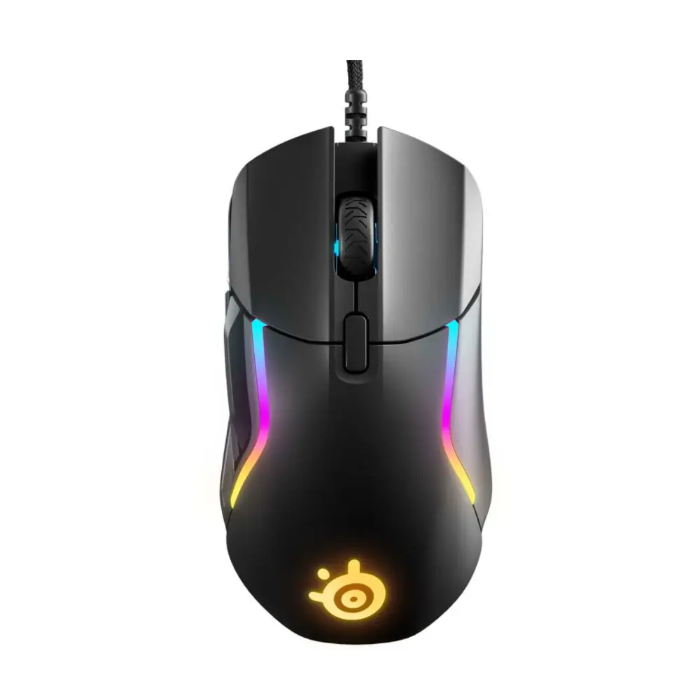 Игровая мышь SteelSeries Rival 5 черная (9 кнопок TrueMove Air Golden Micro IP54 18000 dpi RGB подсветка USB) |