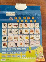 Cuadro interactivo electrónico de pared con alfabeto que habla ABC y 123s y cartel de música el mejor juguete educativo para niños pequeños
