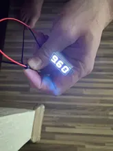 Voltímetro Digital LED para coche, Detector de voltaje, Panel de prueba, DC 0V-100V, 0,28 pulgadas, 12V, 24V, rojo, verde, azul y amarillo